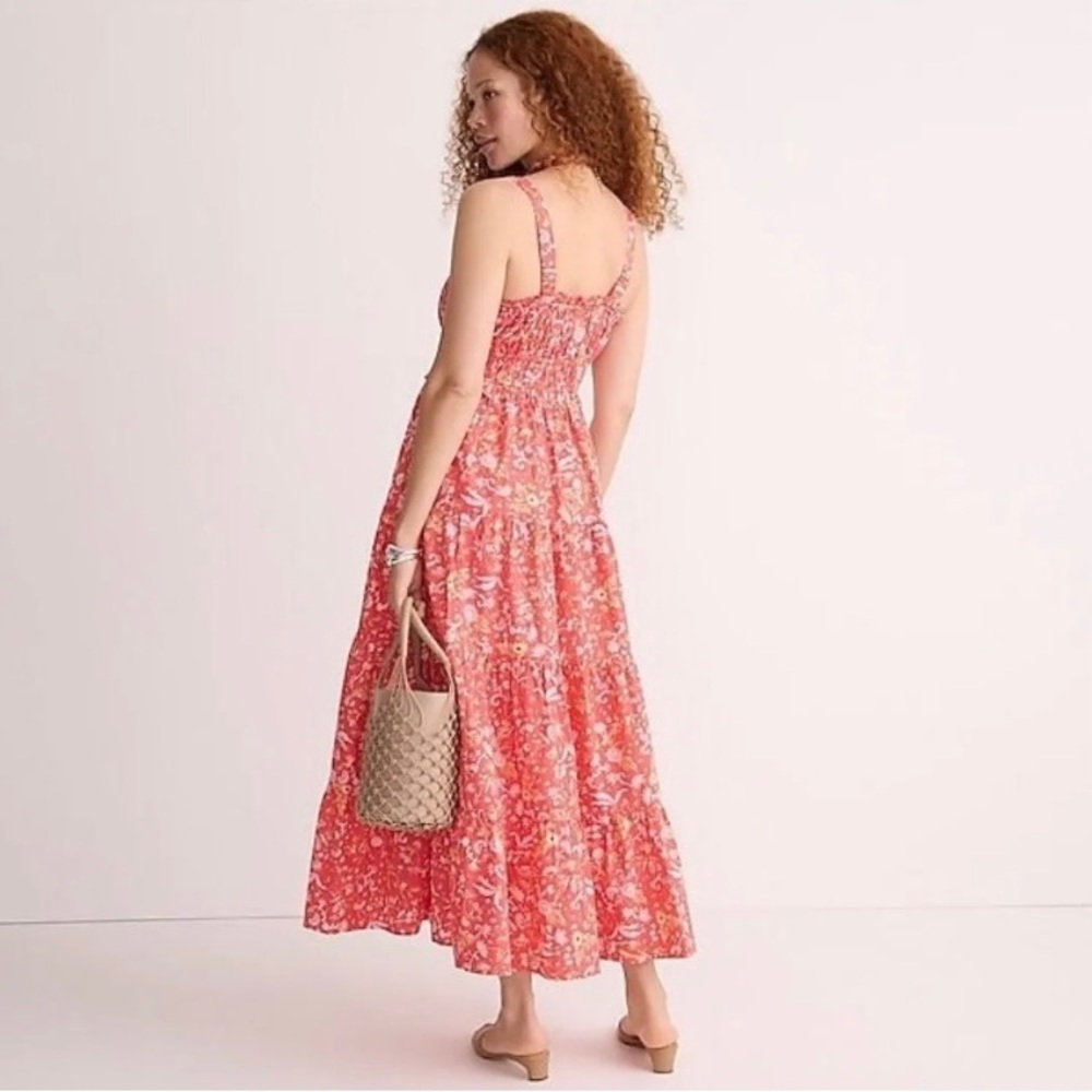 J Crew Sasha Sunny Blooms Floral Maxi Dress EUC Size - S